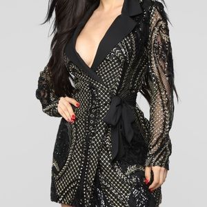 Sassy With Class Blazer Mini Dress